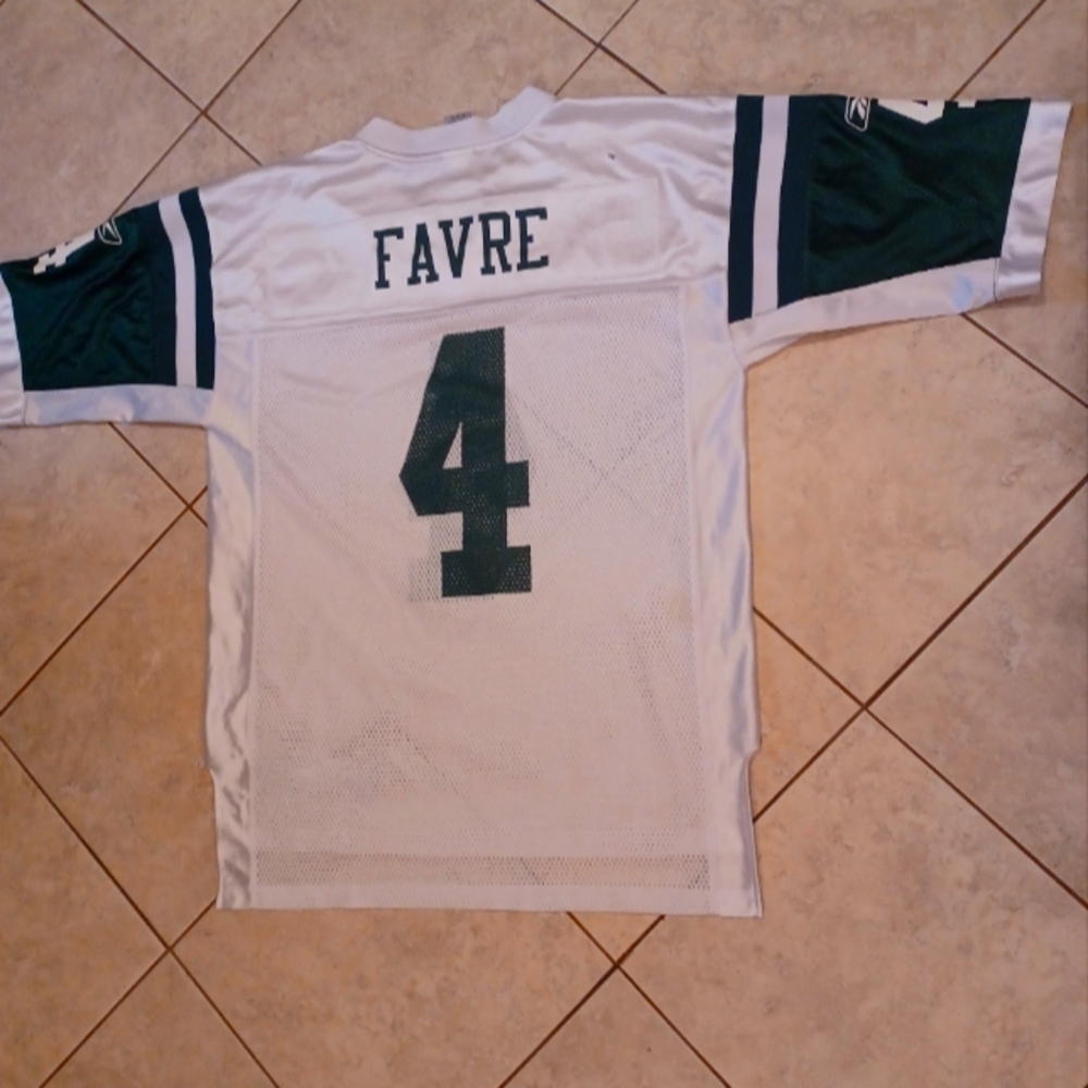 Brett favre reebox jets jersey sz.medium